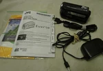 Jvc Everio Digital Camcorder GZ-MS110BU W/battery, Charger, Cords And Papers/cd. Fixed Price $49.94.