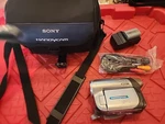 Sony Handycam DCR-DVD203 Camcorder Tested, Fully Functiona Night Shot Plus. Fixed Price $119.95.