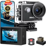 Dragon Touch 4K30FPS Action Camera Vision 20MP 100FT Compact, Black. Fixed Price $81.98.