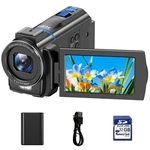 4K Video Camera 48MP, Ir Night Vision Corder, 3.0" 270 Rotatio.... Fixed Price $115.79.