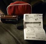 Jvc Hd Everio 40X Optical Zoom GZ-E-10RU Camcorder. Battery Pack And Case Tested. Fixed Price $55.00.