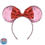 Miaow Sequin Black Mouse Ears Headband Mm Glitter Hair Clasp Adults Women. Fixed Price $20.00.
