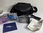 Sony DCR-DVD305 Handycam Camcorder With Bag 10 Blank Tapes Manual Mega Pixel. Fixed Price $127.50.