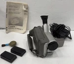 Vintage 1990 Canon ES8100VA HI8 8MM Video Camcorder Player Battery Charger. Fixed Price $249.99.