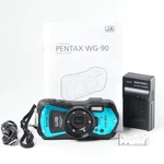 Pentax WG-90 Weather Adventure Compact Camera Blue Near Mint #14746. Fixed Price $241.30.