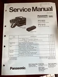 Panasonic PV-910 PV-900D Service Manual From The Usa **original**. Fixed Price $29.99.