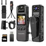 4K 128GB Body Camera With 1.4 Screen Audio And Auto Video Night Vision Mi. Fixed Price $121.68.