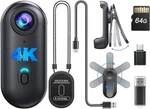 Boblov Hd 4K Portable Police Wearable Mini Body Camera W/ Audio Record 64GB. Fixed Price $47.99.