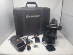 Vintage Sharp Vhs Camcorder Zoom 8 Model VL-L170U Case Stap Battery Rf Converter. Fixed Price $50.00.