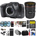 Blackmagic Design Pocket Cinema Camera 6K G2 + Canon Ef 24-70MM Lens More. Fixed Price $4799.95.