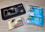 Jvc C-P7U Playpak Motorized Vhs-c Tape Cassette Adapter + 5X Blank. Fixed Price $44.99.