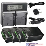 Kastar BP-U100 Battery CH04 Charger For Sony PMW-EX280 PMW-F3K PMW-F3L. Fixed Price $29.99.