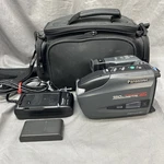 Panasonic Vhs-c Movie Palmcorder PV-D301D Tape,charger,battery, Bag. Fixed Price $55.00.