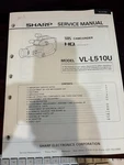 Orig. Sharp VL-L510U VLL510U Camcorder Vhs Service Manual *original*. Fixed Price $28.99.
