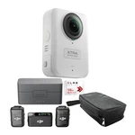 Xtra SPHRA360 8K Video Action Camera With Wireless Microphone And Accessories. Fixed Price $649.00.