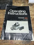 Panasonic Vhs PV-200D Omnimovie Camera Recorder/playback System Operating Manual. Fixed Price $22.39.