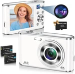Uhd 4K Digital With Front And Rear Camera, 48MP, 16X Zoom, Vlogging, 32GB. Fixed Price $29.99.