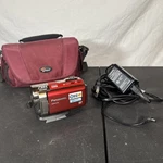 Red Panasonic SDR-S70 78X Zoom Digital Camcorder W/battery, Oem Charger Tested. Fixed Price $90.00.