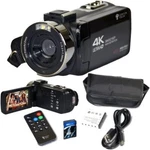 Geniustech Digital 42MP Video Camera W/ 32GB Sd Card, Remote, Case And Usb Cable. Fixed Price $63.18.