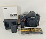 Nikon D750 24.3 Mp Digital Slr Camera - Black (body Only). Fixed Price $550.00.