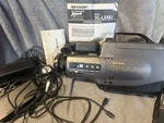 Sharp VL-L510U Vhs Camcorder W/ Carrying Case Spare Battery & Acc. Not Tested. Fixed Price $45.00.