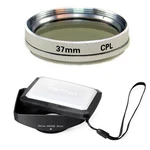 37MM 16:9 Wide Hood,cpl Filter For Sony Handycam Dcr SR200,SR300,TRV460,TRV480. Fixed Price $34.95.