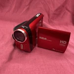 Rca EZ5100RDR Red Camcorder 5X Optical Zoom Works Great ( No Charger ). Fixed Price $49.99.
