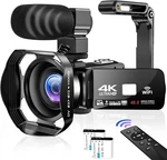 Delmodes Video Camera 4K 48MP 60FPS 18X Digital Zoom Camcorder. Fixed Price $174.63.