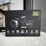 Dvc 8K Ultrahd Handheld Camcorder, Touch Screen, Wi-fi, Night Vision, Sd, 3.0". Fixed Price $60.00.