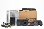 Near Mint Ricoh GX200 Kit 12MP Digital Camera VF-1 Viewfinder From Japan. Fixed Price $254.99.
