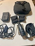Samsung Sports Camera SC-X210L Cancorder W External Lense 5 Batteries Untested. Fixed Price $45.00.
