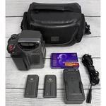 Sony Handycam CCD-SC5 Video 8 Camcorder Bundle With Charger Batteries Case Tape. Fixed Price $349.88.