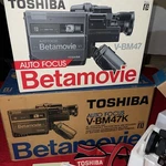 Toshiba Betamovie Cassette Camcorder Vintage 1984. Fixed Price $750.00.