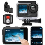 Icefox I7 Action Camera 4K 60FPS 30MP With 2X 2150MAH Batteries, Small, Blue. Fixed Price $88.50.