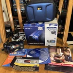 Sony Handycam DCR-SX40 Blue Digital Camcorder, 60X Zoom Zeiss Lens Tested. Fixed Price $119.95.
