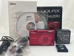 Near Mint Nikon Coolpix S6200 16MP Compact Digital Camera 10X Zoom W/box #870. Fixed Price $159.90.