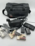 Panasonic Palmcorder PV-IQ403 With Charger, Light, Bag, Remote, Untested. Fixed Price $25.99.