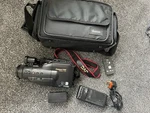 Vintage Jvc GR-M3E Compact Camcorder Inc Charger & Bag Untested. Fixed Price $33.79.