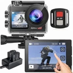 Hiicam Action Camera 4K Waterproof 20MP With Touch Screen Black. Fixed Price $95.02.
