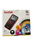 Kodak ZX1 Pocket Video Camera, Red- New Open Box. Fixed Price $50.00.