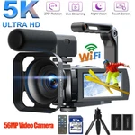 5K & 56MP Camcorders Video Camera Wifi Ir Night Vision Vlogging Podcast. Fixed Price $123.49.