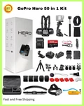 Go Hero Compact - Waterproof Action Camera 50 In 1 Accessory Bundle + More. Fixed Price $395.95.