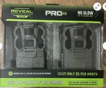 Tactacam Reveal 3.0 Pro Cellular Trail Camera 2-PACK RV-XP3-BNDL1 New. Fixed Price $215.00.