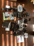 2 Activeon Cx Action Camera CCA10W (black) With Cases And Cords Get All Pictured. Fixed Price $49.99.