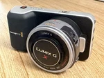 Blackmagic Pocket Cinema Camera 4K / Lumix Lens. Fixed Price $650.00.