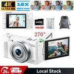 4K Digital Camera For Photography 72MP Autofocus Youtube Vlogging 64GB. Fixed Price $45.99.