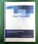 Samsung HMX-E10 Series Instruction Manual: Full Color 94 Pages & Clear Covers. Fixed Price $21.20.