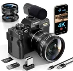 Nbd Digital Camera 4K 48MP 16X 32GB Tf Autofocus Wide Angle + Macro Lens. Fixed Price $122.99.