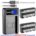Kastar Battery Lcd Charger For NP-F570 Sony CCD-TR205 CCD-TR215 CCD-TR3. Fixed Price $8.59.