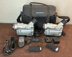 (2) Sharp VL-WD450U Mini Dv Camcorders With Accessories. Fixed Price $39.95.